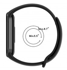Силіконовий ремінець BeCover для Xiaomi Mi Smart Band 8 Blue Horizon (709380)