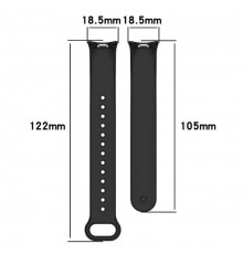 Силіконовий ремінець BeCover для Xiaomi Mi Smart Band 8 Deep Blue (709383)