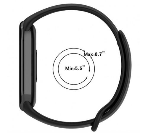 Силіконовий ремінець BeCover для Xiaomi Mi Smart Band 8 Deep Blue (709383)