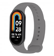 Силіконовий ремінець BeCover для Xiaomi Mi Smart Band 8 Steel Gray (709397)
