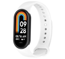 Силіконовий ремінець BeCover для Xiaomi Mi Smart Band 8 White (709398)