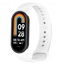 Силіконовий ремінець BeCover для Xiaomi Mi Smart Band 8 White (709398)