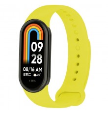 Силіконовий ремінець BeCover для Xiaomi Mi Smart Band 8 Yellow (709399)