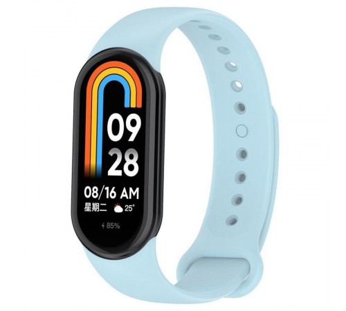 Силіконовий ремінець BeCover для Xiaomi Mi Smart Band 8 Light Blue (709400) Силіконовий ремінець BeCover для Xiaomi Mi Smart Band 8 Light Blue (709400)