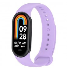 Силіконовий ремінець BeCover для Xiaomi Mi Smart Band 8 Light Purple (709405)