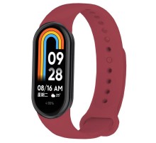 Силіконовий ремінець BeCover для Xiaomi Mi Smart Band 8 Red Wine (709411)