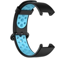 Ремінець BeCover Vents Style для Xiaomi Redmi Smart Band 2 Black-Blue (709421)