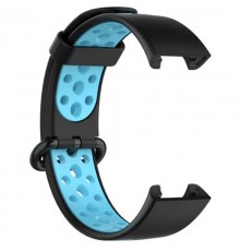 Ремінець BeCover Vents Style для Xiaomi Redmi Smart Band 2 Black-Blue (709421)