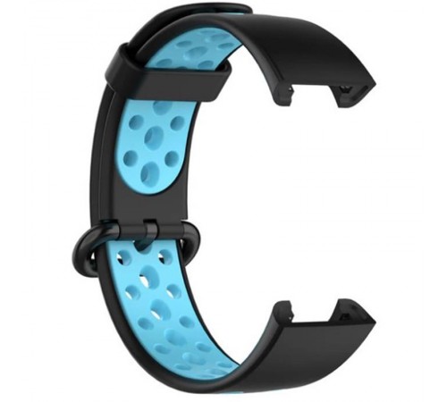 Ремінець BeCover Vents Style для Xiaomi Redmi Smart Band 2 Black-Blue (709421)