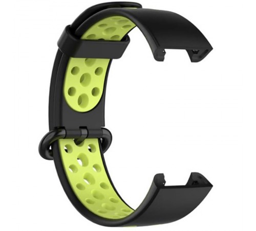 Ремінець BeCover Vents Style для Xiaomi Redmi Smart Band 2 Black-Green (709423) Ремінець BeCover Vents Style для Xiaomi Redmi Smart Band 2 Black-Green (709423)