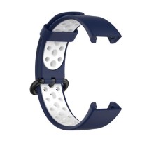 Ремінець BeCover Vents Style для Xiaomi Redmi Smart Band 2 Blue-White (709426)