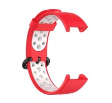 Ремінець BeCover Vents Style для Xiaomi Redmi Smart Band 2 Red-White (709427)