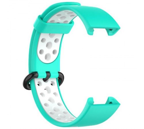Ремінець BeCover Vents Style для Xiaomi Redmi Smart Band 2 Turquoise-White (709428) Ремінець BeCover Vents Style для Xiaomi Redmi Smart Band 2 Turquoise-White (709428)