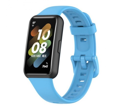 Силіконовий ремінець BeCover для Huawei Band 7/Honor Band 7 Blue (709458) Силіконовий ремінець BeCover для Huawei Band 7/Honor Band 7 Blue (709458)