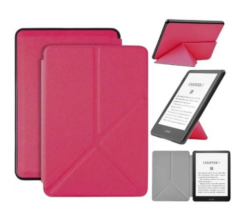 Чохол-книжка BeCover Ultra Slim Origami для Amazon Kindle Paperwhite 11th Gen. 2021 Hot Pink (711057)