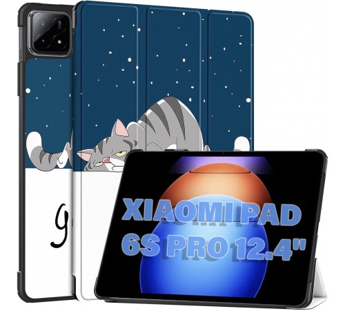 Чохол-книжка BeCover Smart Case для Xiaomi Pad 6S Pro 12.4" Good Night (711088)