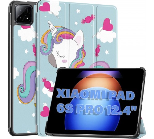 Чохол-книжка BeCover Smart Case для Xiaomi Pad 6S Pro 12.4" Unicorn (711089)