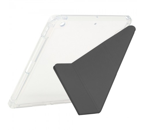 Чохол-книжка BeCover Ultra Slim Origami Transparent з кріпленням Apple Pencil для Apple iPad 10.2 2019/2020/2021 Black (711098)