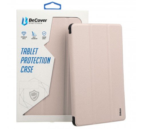 Чохол-книжка BeCover Ultra Slim Origami Transparent з кріпленням Apple Pencil для Apple iPad 10.2 2019/2020/2021 Pink (711100)