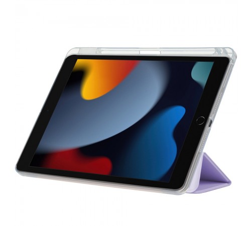 Чохол-книжка BeCover Ultra Slim Origami Transparent з кріпленням Apple Pencil для Apple iPad Air (4/5) 2020/2022 10.9" Purple (711105)