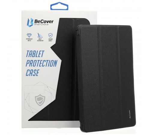 Чохол-книжка BeCover Tri Fold Soft TPU з кріпленням Apple Pencil для Apple iPad Pro 11 2020/2021/2022 Black (711109)