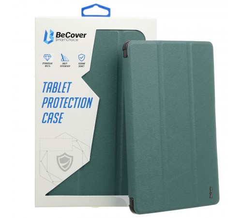 Чохол-книжка BeCover Tri Fold Soft TPU з кріпленням Apple Pencil для Apple iPad Pro 11 2020/2021/2022 Dark Green (711110)