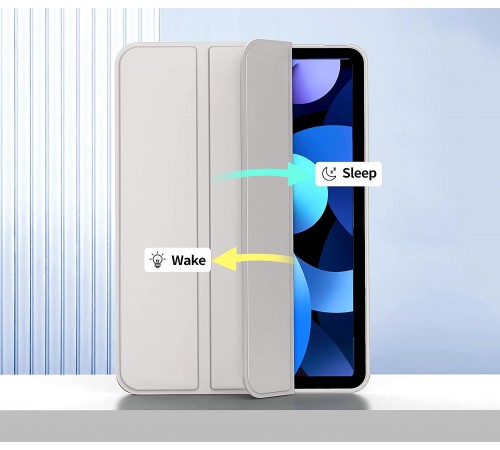 Чохол-книжка BeCover Tri Fold Soft TPU з кріпленням Apple Pencil для Apple iPad Pro 11 2020/2021/2022 Gray (711111)