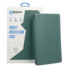 Чохол-книжка BeCover Soft Edge з кріпленням Apple Pencil для Apple iPad Air (4/5) 2020/2022 10.9" Dark Green (711120)