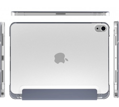 Чохол-книжка BeCover Soft Edge з кріпленням Apple Pencil для Apple iPad Air (4/5) 2020/2022 10.9" Purple (711124)