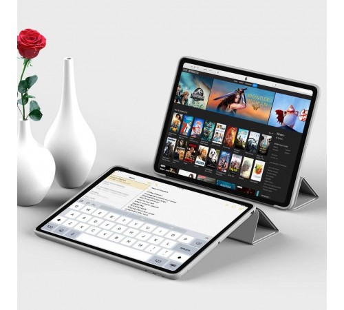 Чохол-книжка BeCover Tri Fold Soft TPU Silicone для Apple iPad Air (4/5) 2020/2022 10.9" Gray (711132)