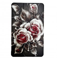 Чохол BeCover Smart Case для Samsung Galaxy Tab A9 SM-X115 8.7" Black Rose (711266)