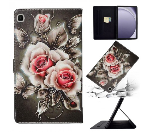 Чохол BeCover Smart Case для Samsung Galaxy Tab S6 Lite (2024) 10.4" P620/P625/P627 Black Rose (711286)