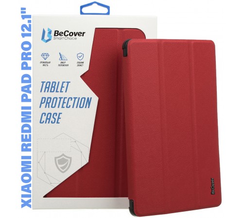 Чохол BeCover Smart Case для Xiaomi Redmi Pad Pro 12.1" Red Wine (711304)