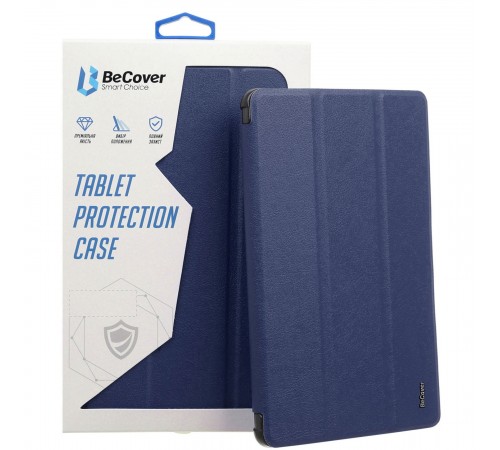 Чохол BeCover Tri Fold Soft TPU з кріпленням Apple Pencil для Apple iPad Air 11" M2 2024 Deep Blue (711401)