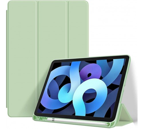 Чохол BeCover Tri Fold Soft TPU з кріпленням Apple Pencil для Apple iPad Air 11" M2 2024 Green (711402)
