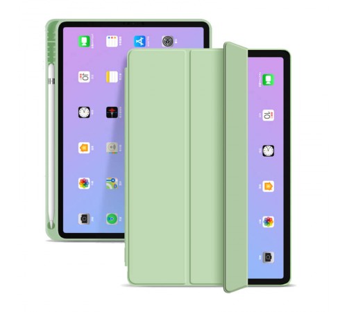 Чохол BeCover Tri Fold Soft TPU з кріпленням Apple Pencil для Apple iPad Air 11" M2 2024 Green (711402)