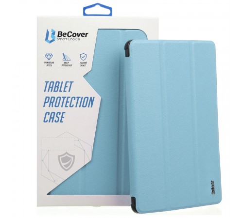 Чохол BeCover Tri Fold Soft TPU з кріпленням Apple Pencil для Apple iPad Air 11" M2 2024 Light Blue (711403)