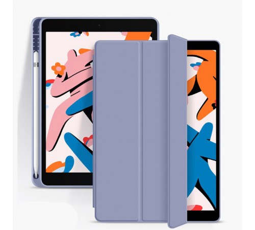 Чохол BeCover Tri Fold Soft TPU з кріпленням Apple Pencil для Apple iPad Air 11" M2 2024 Purple (711404)