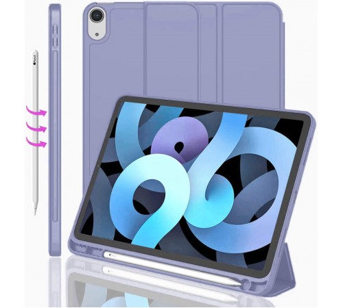 Чохол BeCover Tri Fold Soft TPU з кріпленням Apple Pencil для Apple iPad Air 11" M2 2024 Purple (711404)
