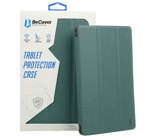 Чохол BeCover Tri Fold Soft TPU Silicone для Apple iPad Air 11" M2 2024 Dark Green (711406)