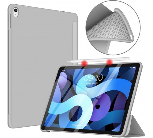 Чохол BeCover Tri Fold Soft TPU Silicone для Apple iPad Air 11" M2 2024 Gray (711408)