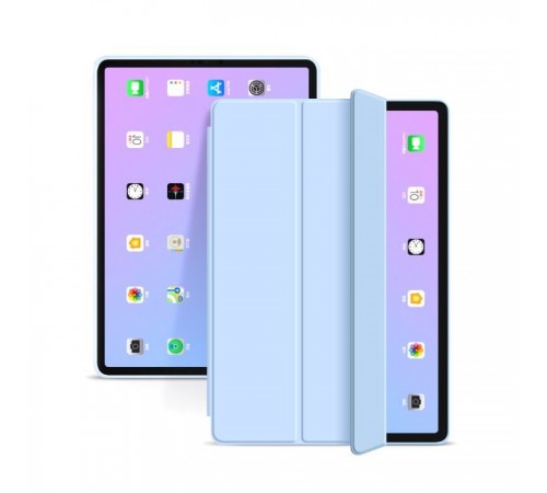 Чохол BeCover Tri Fold Soft TPU Silicone для Apple iPad Air 11" M2 2024 Light Blue (711409)