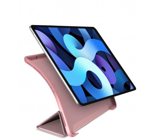 Чохол BeCover Tri Fold Soft TPU Silicone для Apple iPad Air 11" M2 2024 Pink (711410)