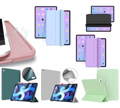 Чохол BeCover Tri Fold Soft TPU Silicone для Apple iPad Air 11" M2 2024 Purple (711411)