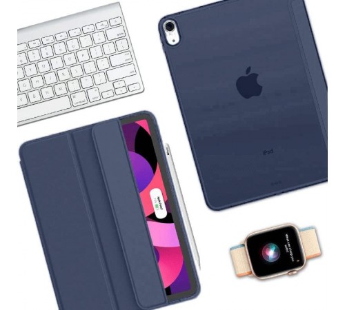 Чохол BeCover Tri Fold Hard для Apple iPad Air 11" M2 2024 Deep Blue (711413)
