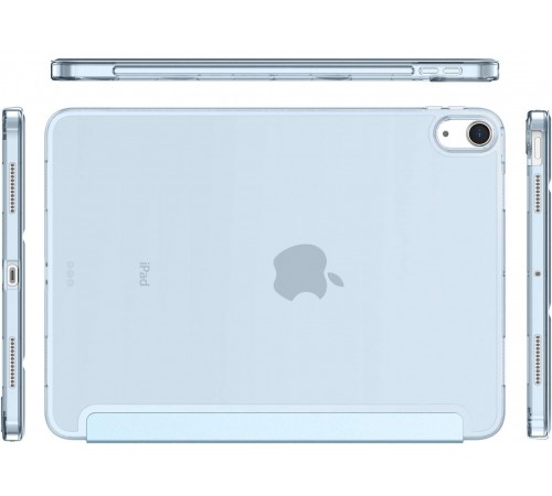 Чохол BeCover Tri Fold Hard для Apple iPad Air 11" M2 2024 Light Blue (711415)