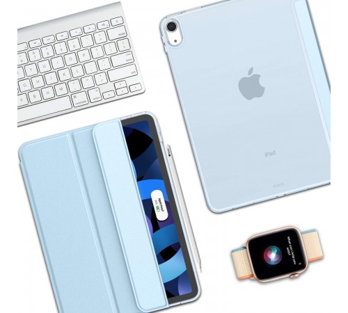 Чохол BeCover Tri Fold Hard для Apple iPad Air 11" M2 2024 Light Blue (711415)