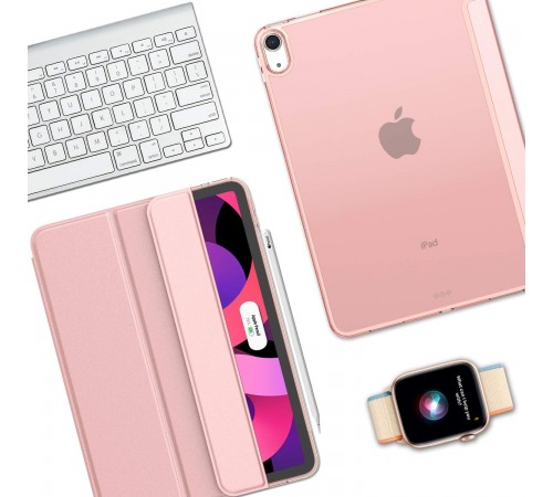 Чохол BeCover Tri Fold Hard для Apple iPad Air 11" M2 2024 Pink (711416)