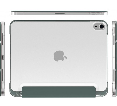 Чохол BeCover Soft Edge з кріпленням Apple Pencil для Apple iPad Air 11" M2 2024 Dark Green (711426)