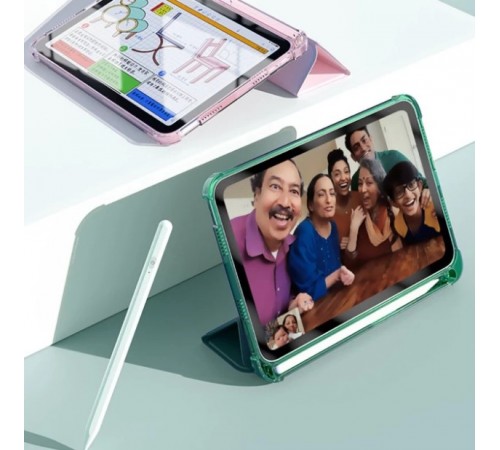 Чохол BeCover TPU Edge з кріпленням Apple Pencil для Apple iPad Air 11" M2 2024 Dark Green (711433)